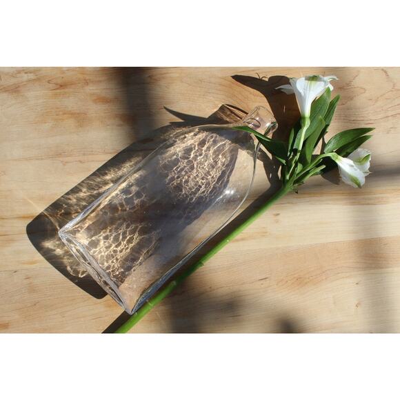 Decorative Vintage Clear Glass Bottle / SimpleVase - Picture 1 of 8